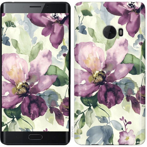 

Чехол на Xiaomi Mi Note 2 Цветы акварелью (04798)