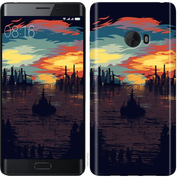 

Чехол на Xiaomi Mi Note 2 Череп-абстракция (04798)