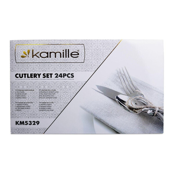 

Набор столовый Kamille - 24 ед.