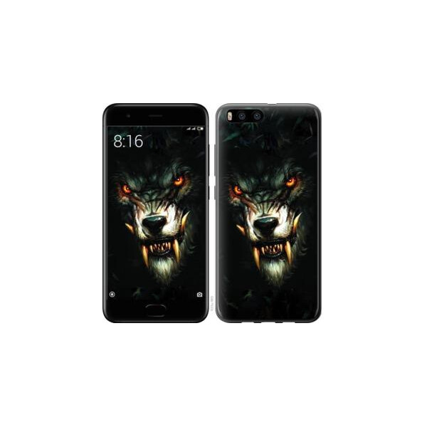 

Чехол на Xiaomi Mi Note 3 Дьявольский волк (04798)
