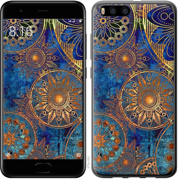 

Чехол на Xiaomi Mi Note 3 Золотой узор (04798)