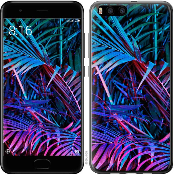 

Чехол на Xiaomi Mi Note 3 Папоротник под ультрафиолетом (04798)