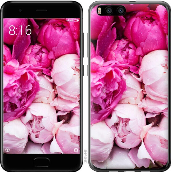 

Чехол на Xiaomi Mi Note 3 Розовые пионы (04798)