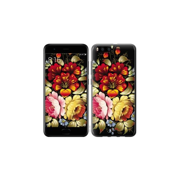 

Чехол на Xiaomi Mi Note 3 Хохлома 6 (04798)
