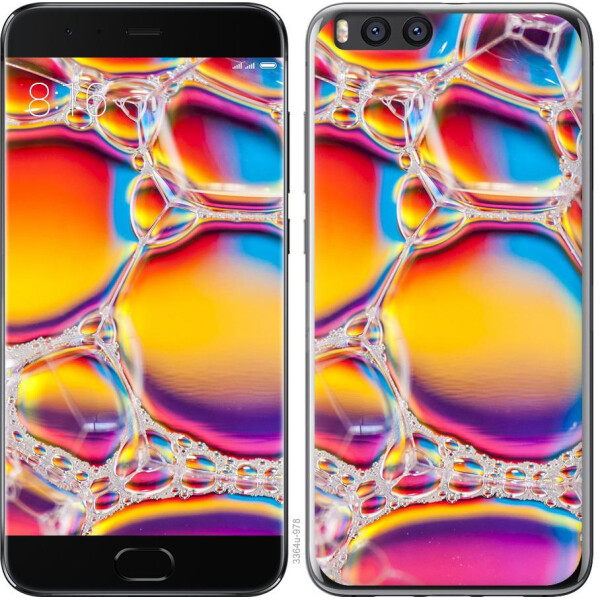 

Чехол на Xiaomi Mi Note 3 Цветные пузыри (04798)