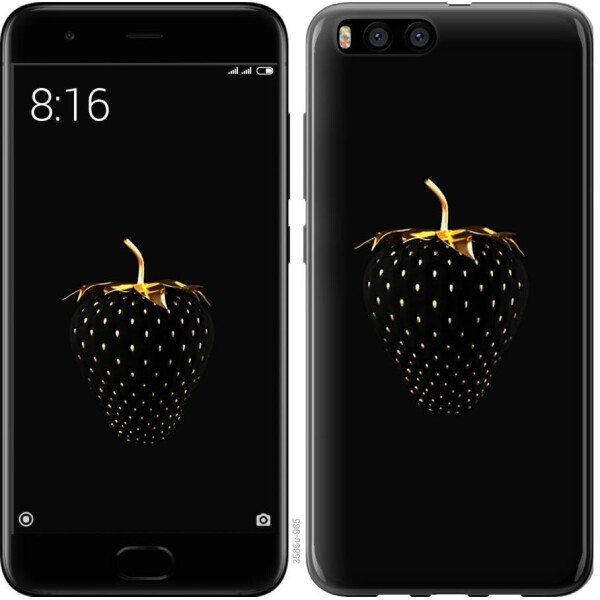 

Чехол на Xiaomi Mi Note 3 Черная клубника (04798)