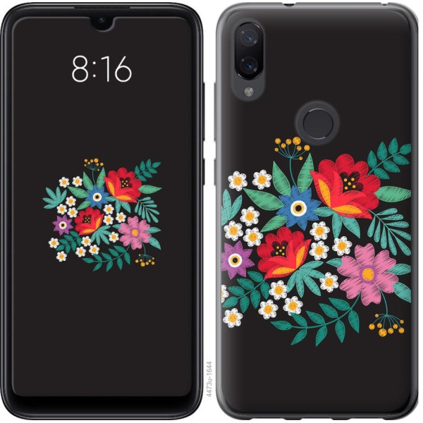 

Чехол на Xiaomi Mi Play Вышитые цветы (04798)