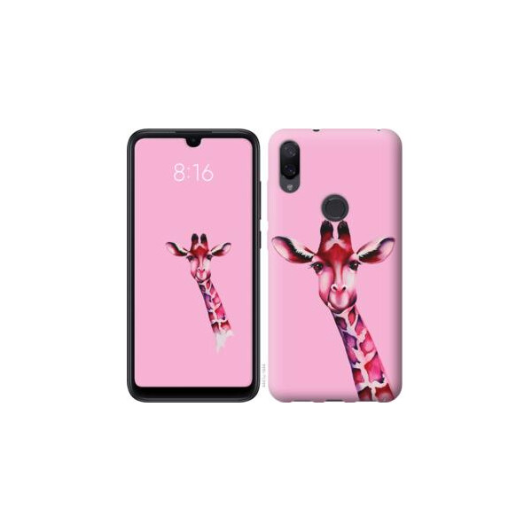 

Чехол на Xiaomi Mi Play Розовая жирафа (04798)
