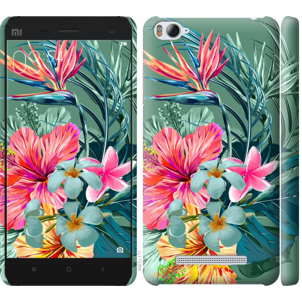 

Чехол на Xiaomi Mi4i Тропические цветы v1 (04798)