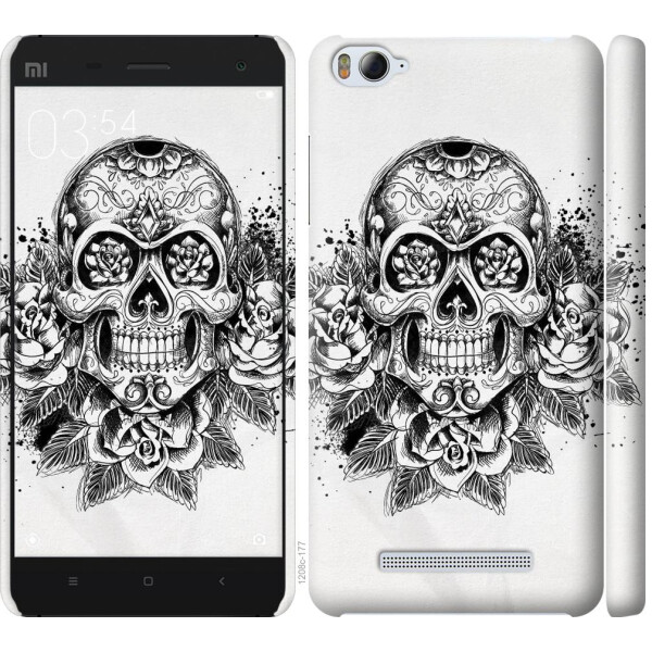 

Чехол на Xiaomi Mi4i Череп и розы (04798)