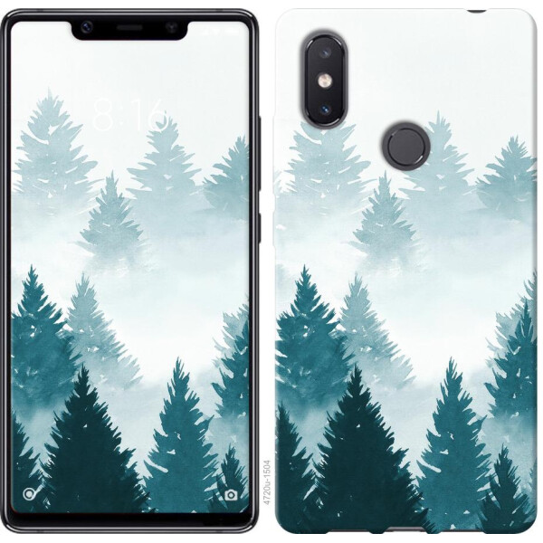 

Чехол на Xiaomi Mi8 SE Акварельные Елки (04798)