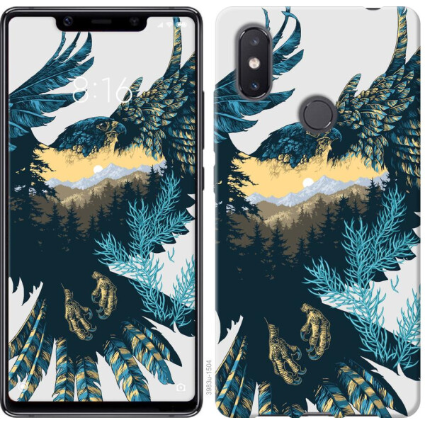 

Чехол на Xiaomi Mi8 SE Арт-орел на фоне природы (04798)