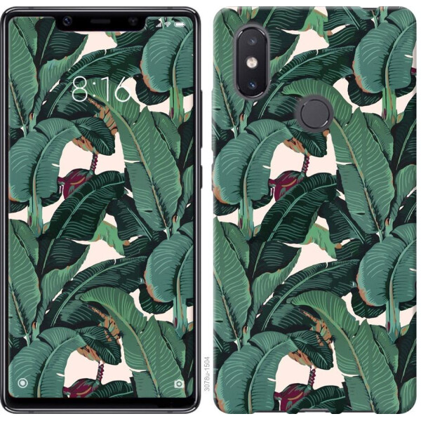 

Чехол на Xiaomi Mi8 SE Банановые листья (04798)