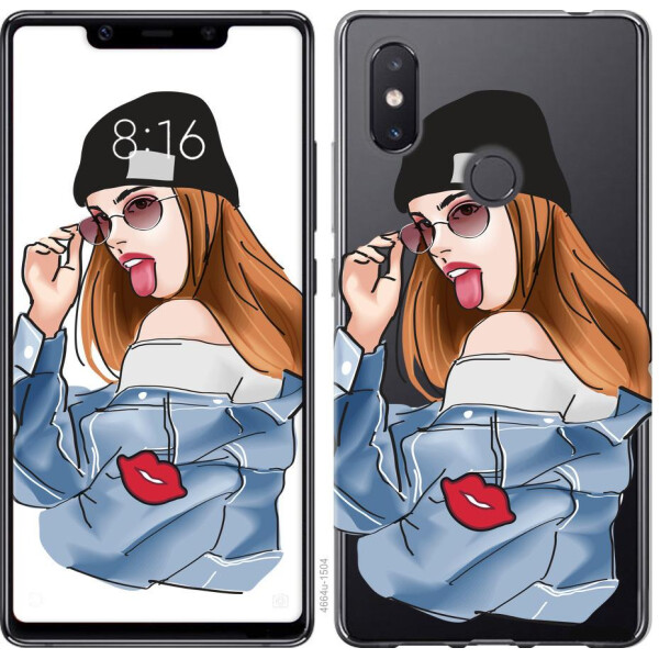 

Чехол на Xiaomi Mi8 SE Девушка v3 (04798)