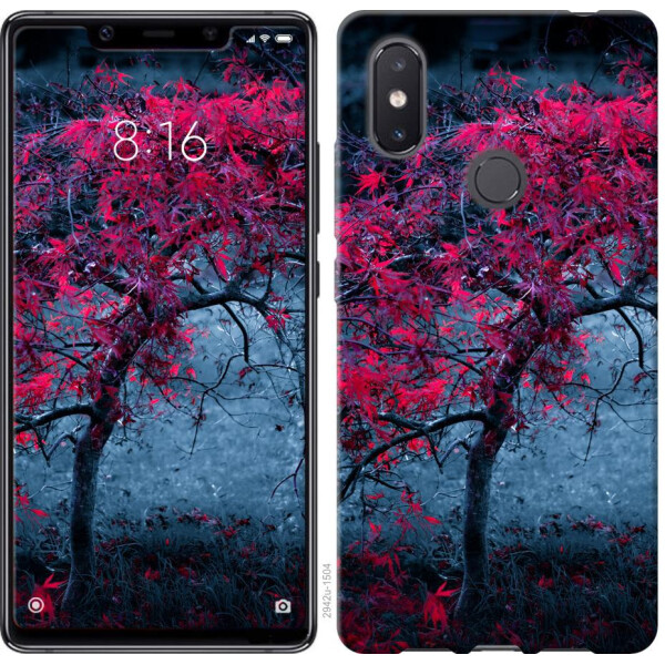 

Чехол на Xiaomi Mi8 SE Дерево с яркими листьями (04798)