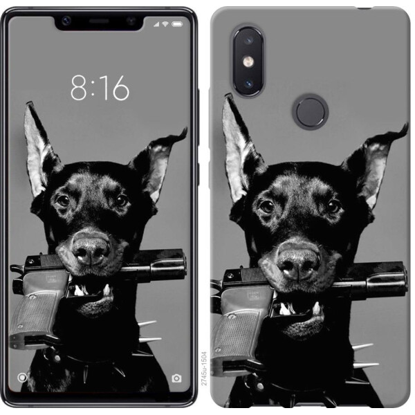 

Чехол на Xiaomi Mi8 SE Доберман (04798)