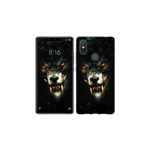 

Чехол на Xiaomi Mi8 SE Дьявольский волк (04798)