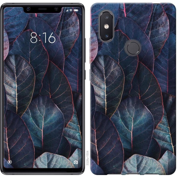 

Чехол на Xiaomi Mi8 SE Листья v3 (04798)