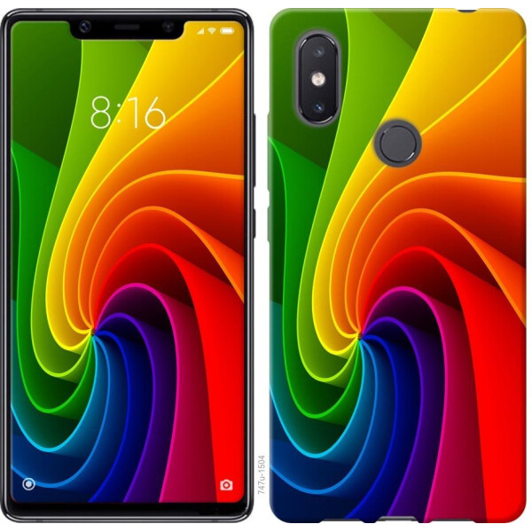 

Чехол на Xiaomi Mi8 SE Радужный вихрь (04798)