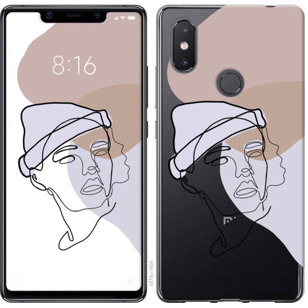 

Чехол на Xiaomi Mi8 SE Силуэт (04798)