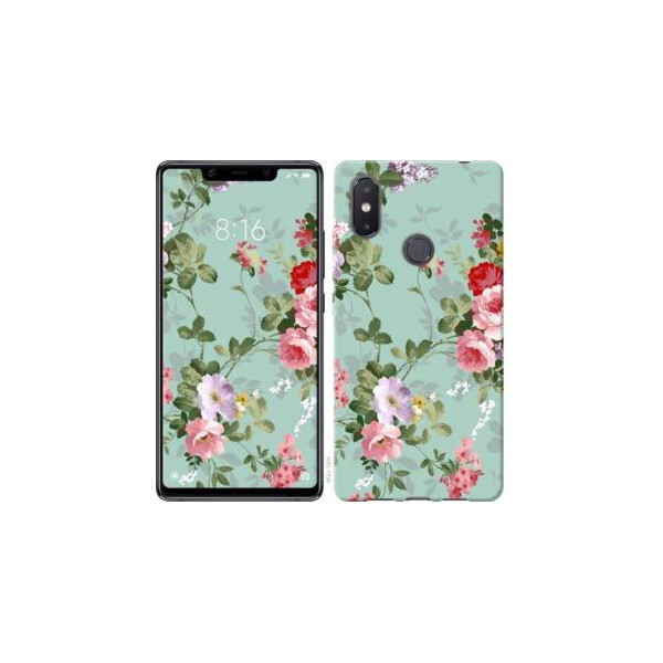 

Чехол на Xiaomi Mi8 SE Цветочные обои 2 (04798)
