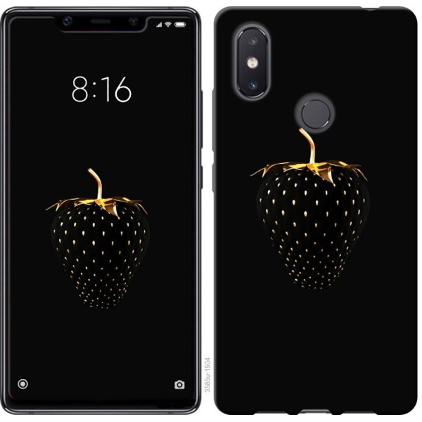 

Чехол на Xiaomi Mi8 SE Черная клубника (04798)