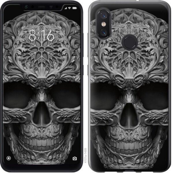 

Чехол на Xiaomi Mi8 skull-ornament (04798)