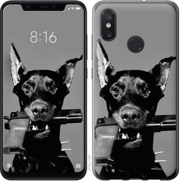

Чехол на Xiaomi Mi8 Доберман (04798)
