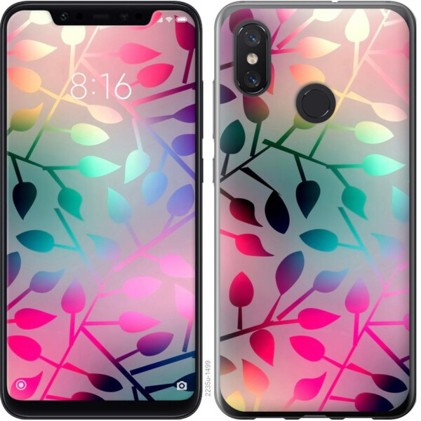 

Чехол на Xiaomi Mi8 Листья (04798)