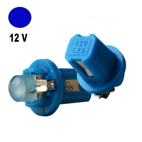 

Автолампа Terra T5 B8.5D, макс.диаметр 12мм, COB, синяя, 12В
