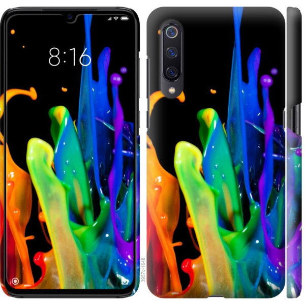 

Чехол на Xiaomi Mi9 брызги краски (04798)