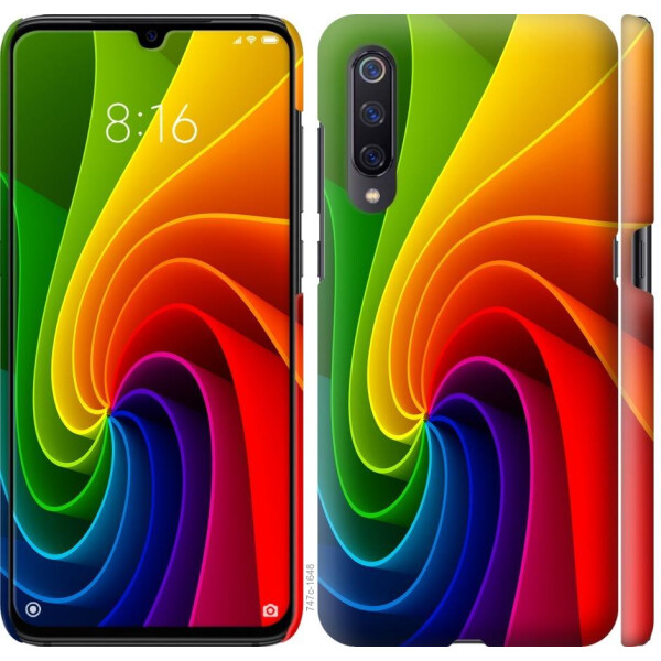 

Чехол на Xiaomi Mi9 Радужный вихрь (04798)
