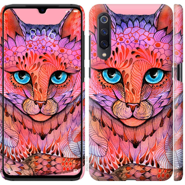 

Чехол на Xiaomi Mi9 Узорчатая кошка (04798)