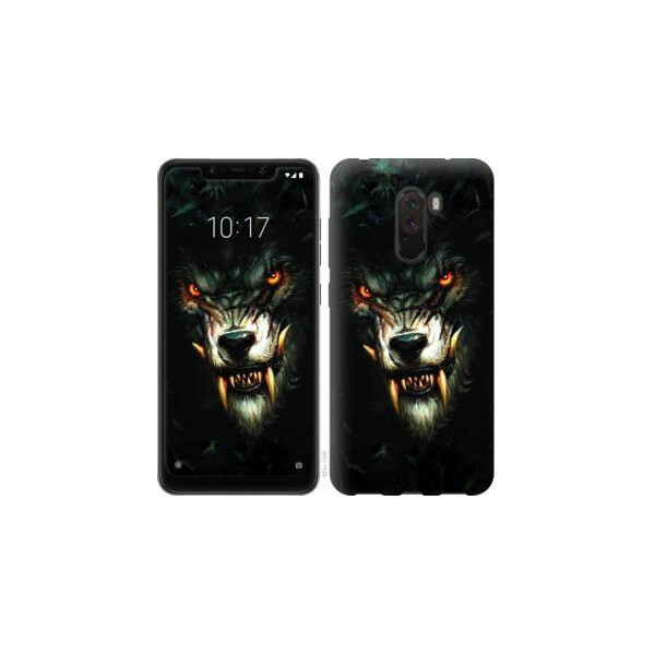 

Чехол на Xiaomi Poco F1 Дьявольский волк (04798)