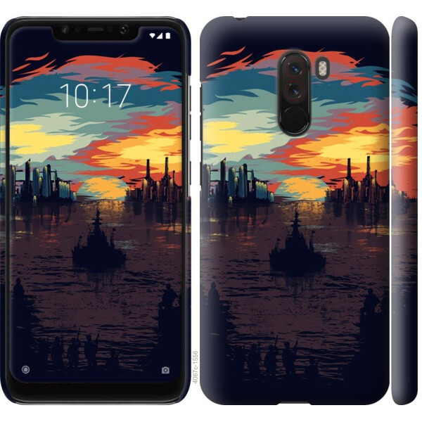 

Чехол на Xiaomi Pocophone F1 Череп-абстракция (04798)