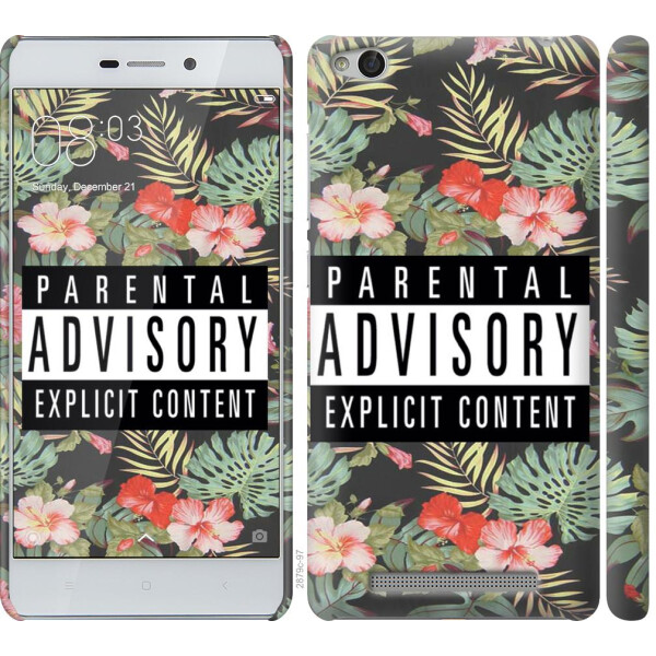 

Чехол на Xiaomi Redmi 3 Parental advisory (04798)
