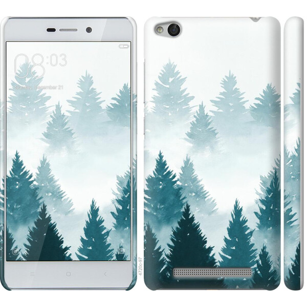 

Чехол на Xiaomi Redmi 3 Акварельные Елки (04798)