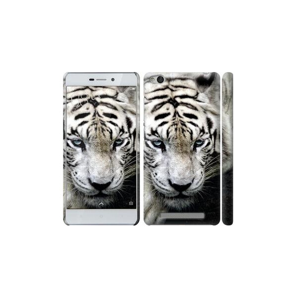 

Чехол на Xiaomi Redmi 3 Грустный белый тигр (04798)