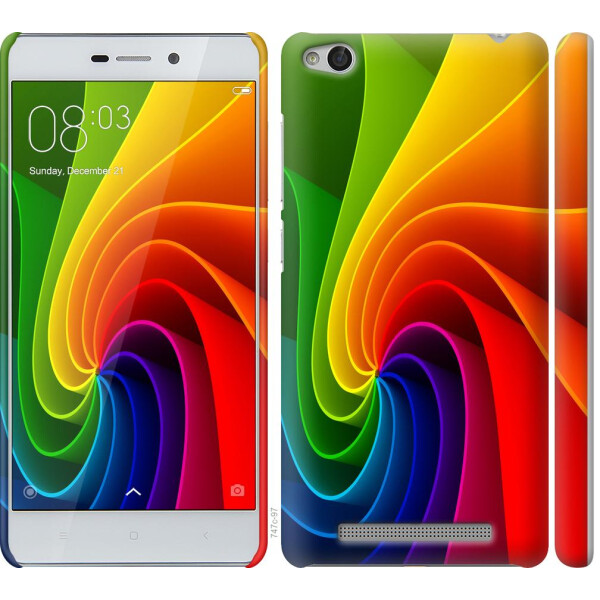 

Чехол на Xiaomi Redmi 3 Радужный вихрь (04798)