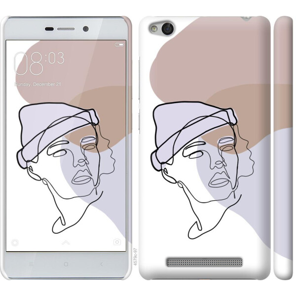 

Чехол на Xiaomi Redmi 3 Силуэт (04798)