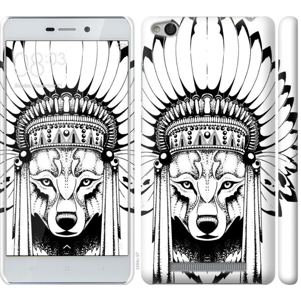 

Чехол на Xiaomi Redmi 3 Тотем волка (04798)