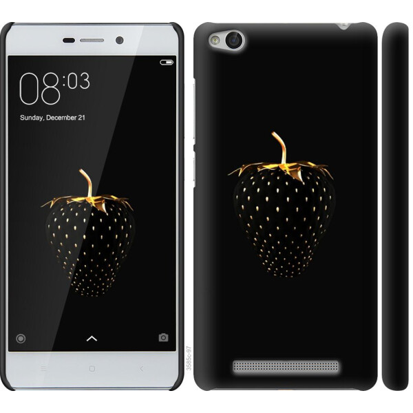 

Чехол на Xiaomi Redmi 3 Черная клубника (04798)