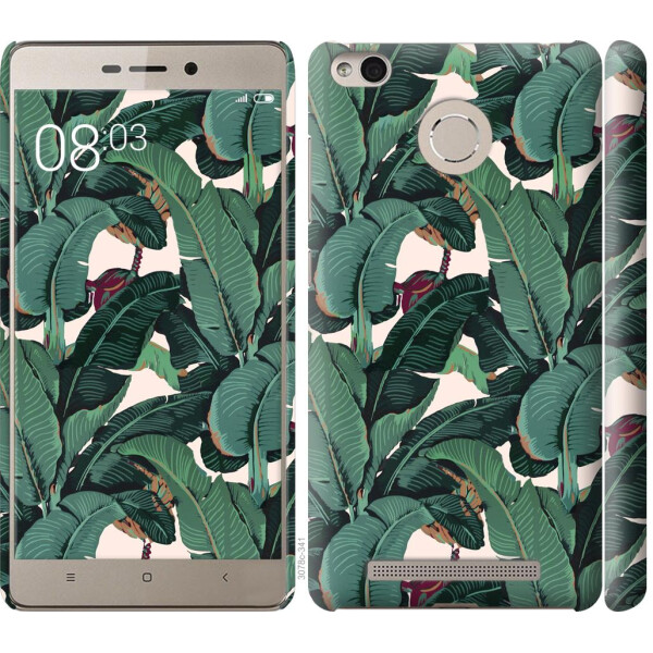 

Чехол на Xiaomi Redmi 3s Банановые листья (04798)