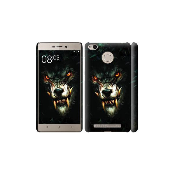 

Чехол на Xiaomi Redmi 3s Дьявольский волк (04798)