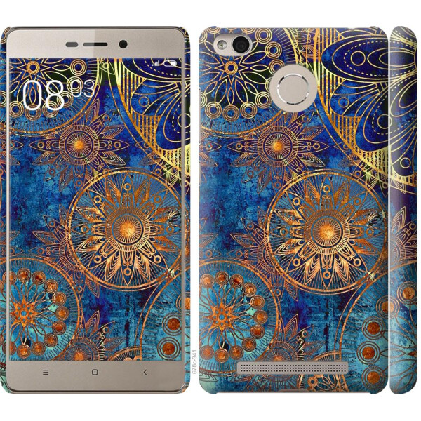 

Чехол на Xiaomi Redmi 3s Золотой узор (04798)