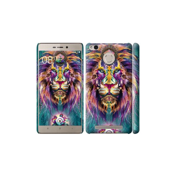 

Чехол на Xiaomi Redmi 3s Люминесцентный лев (04798)
