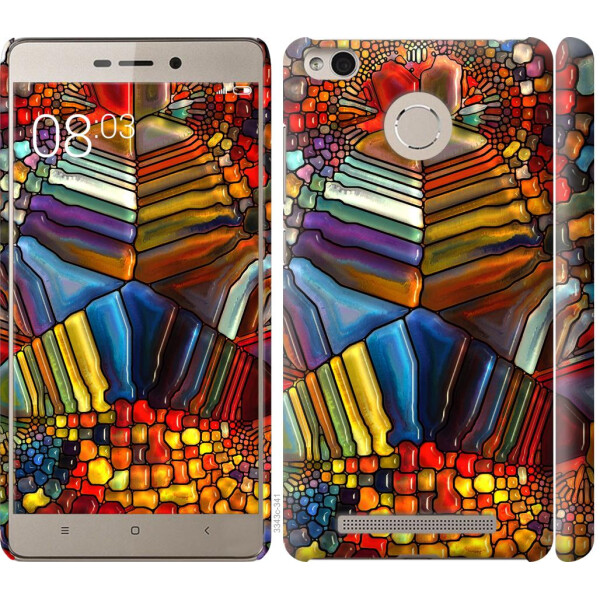 

Чехол на Xiaomi Redmi 3s Разноцветный витраж (04798)