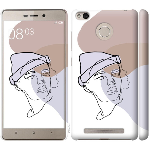 

Чехол на Xiaomi Redmi 3s Силуэт (04798)