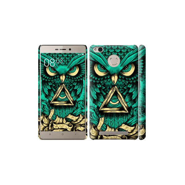 

Чехол на Xiaomi Redmi 3s Сова Арт-тату (04798)