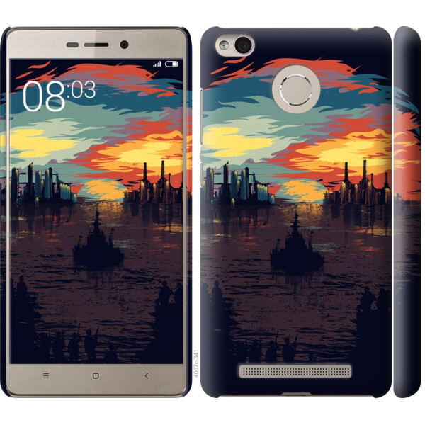

Чехол на Xiaomi Redmi 3s Череп-абстракция (04798)